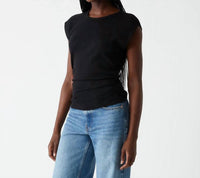 Michael Stars - Women's Joni Power Shoulder Top