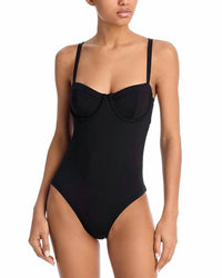 Aqua - Underwire One Piece Swimsuit