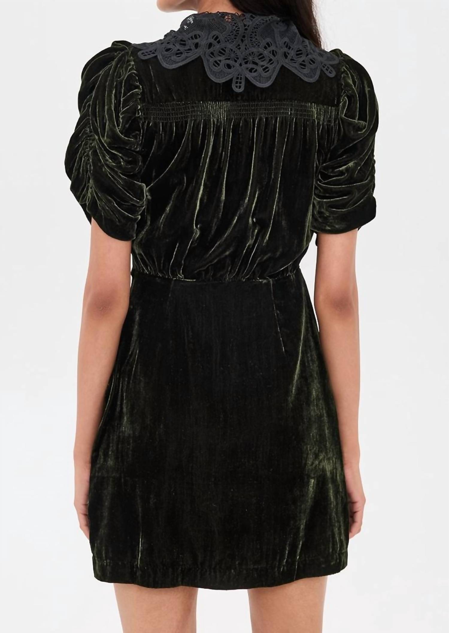 Sea - Norabelle Velvet Mini Dress