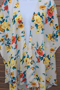 Sweet Adelyn - Women's Floral Lightweight Shawl