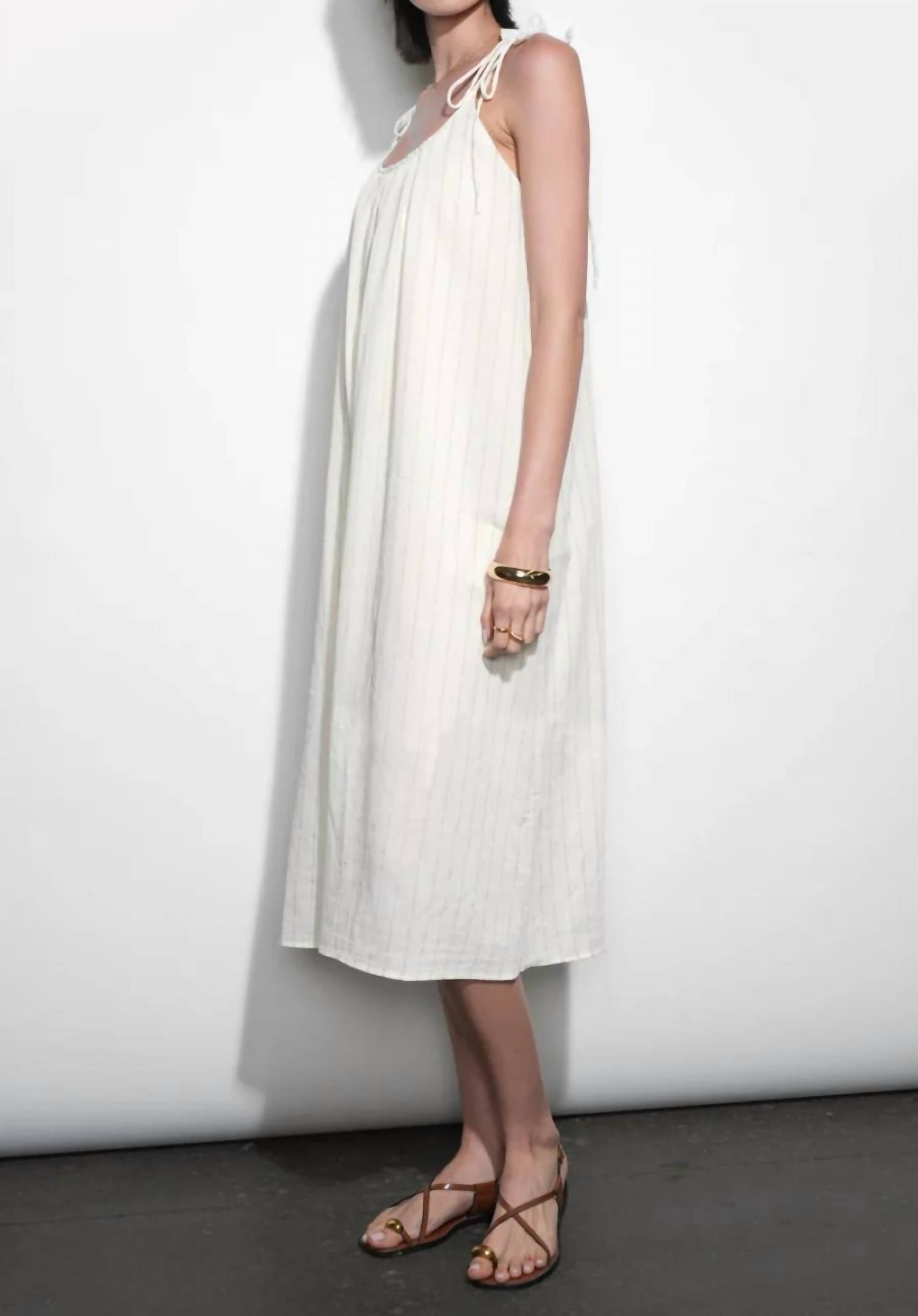 Greylin - Pauline Striped Midi Dress