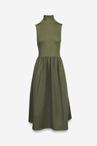Naked Zebra - Mock Neck Maxi Dress