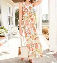 Spartina 449 - Justine River Club Jacobean Midi Dress