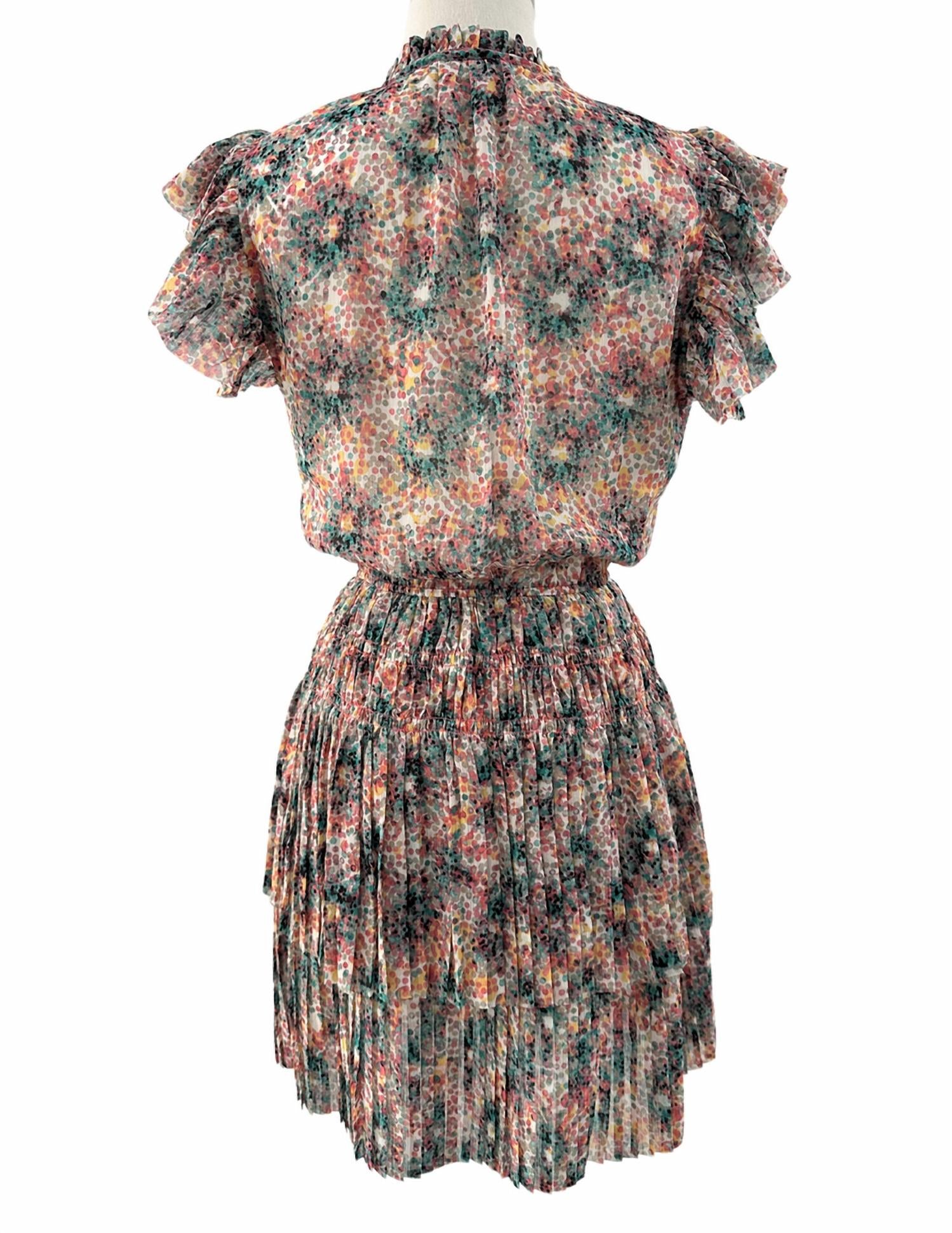 Reset By Jane - Women's Layered Tie Neck Dress