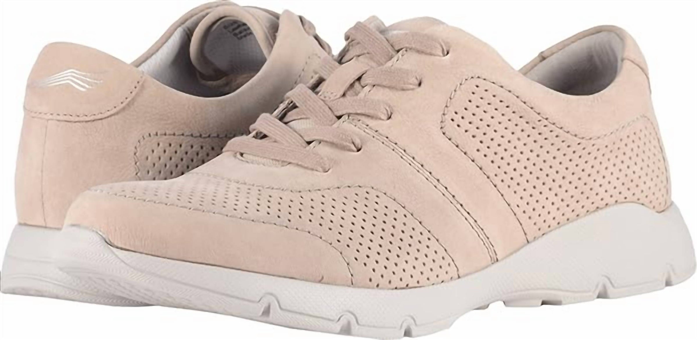 dansko Women's Alissa Milled Nubuck Sneakers in taupe - women's sneaker - detail view