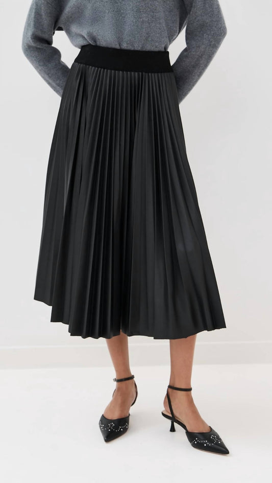 Simkhai - Kezia Vegan Leather Midi Skirt