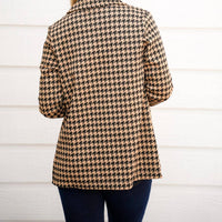 Doe And Rae - Houndstooth Jacquard Blazer