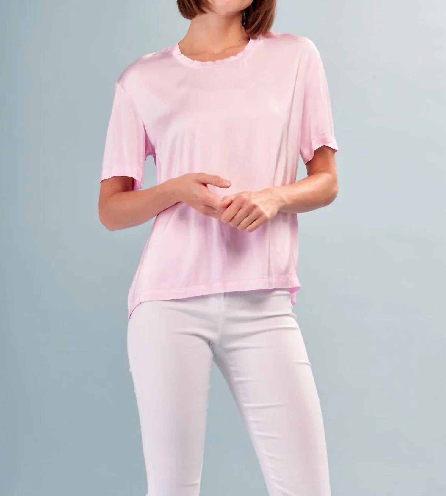 Insight - Pasha Satin Short Sleeve Tee