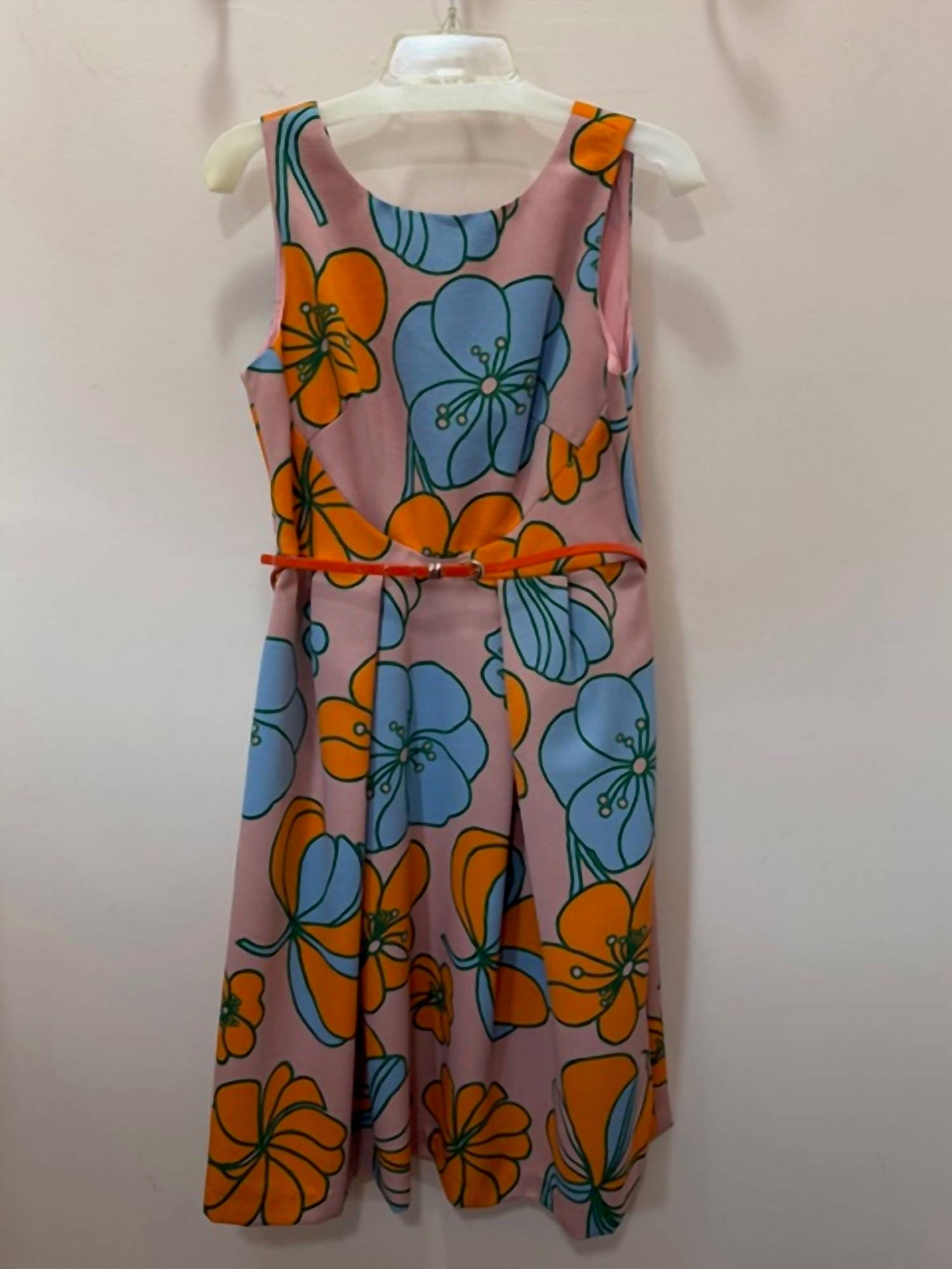 Traffic People Women's Doris Dress in pink orange blue - women's dress
