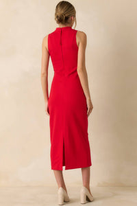 Spanx - Sleeveless T-neck Midi Dress