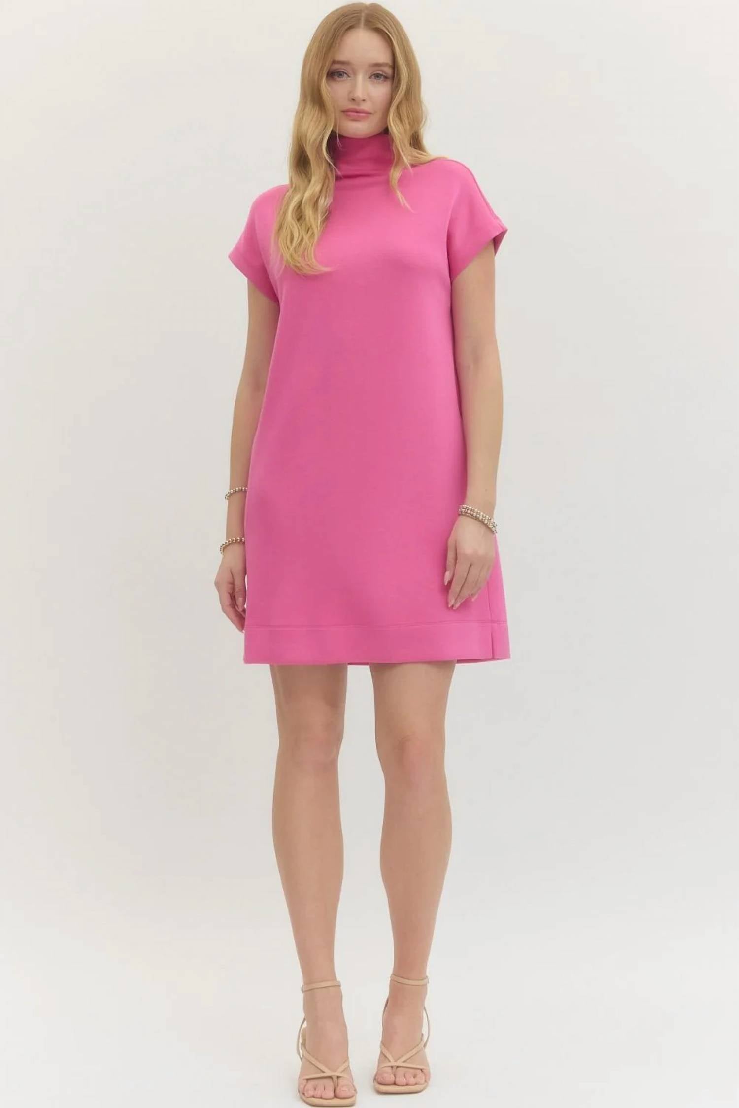 Entro - Barbie Mockneck Dress