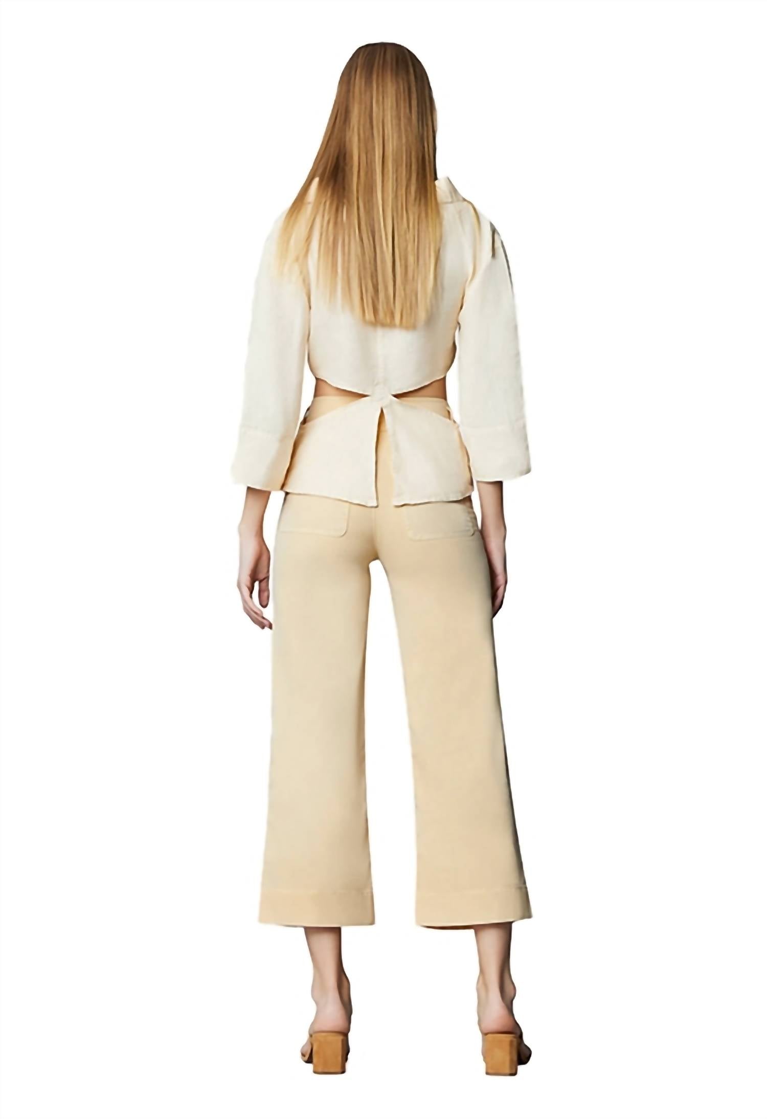 Hepburn High Rise Wide Leg Jean