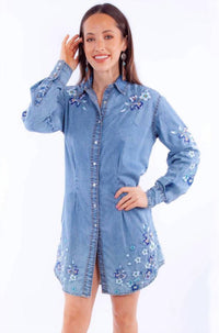Scully - Floral Embroidered Dress