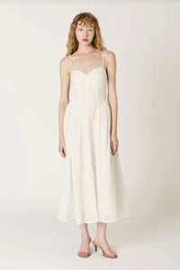 Nia - Destene Eyelet Midi Dress