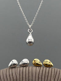 Something Silver - Women's Mini Teardrop Necklace