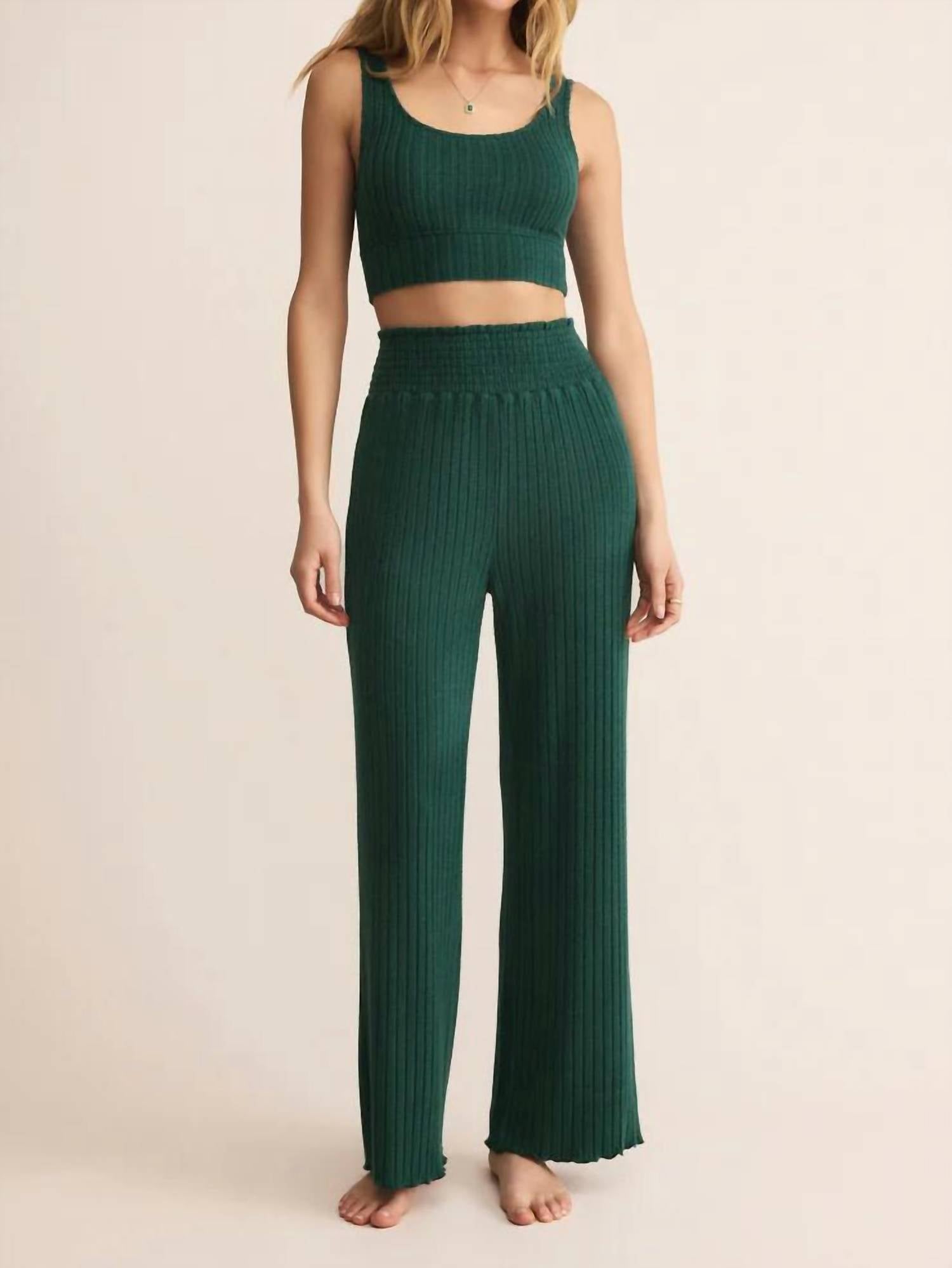 Z Supply - Dawn Smocked Rib Pant
