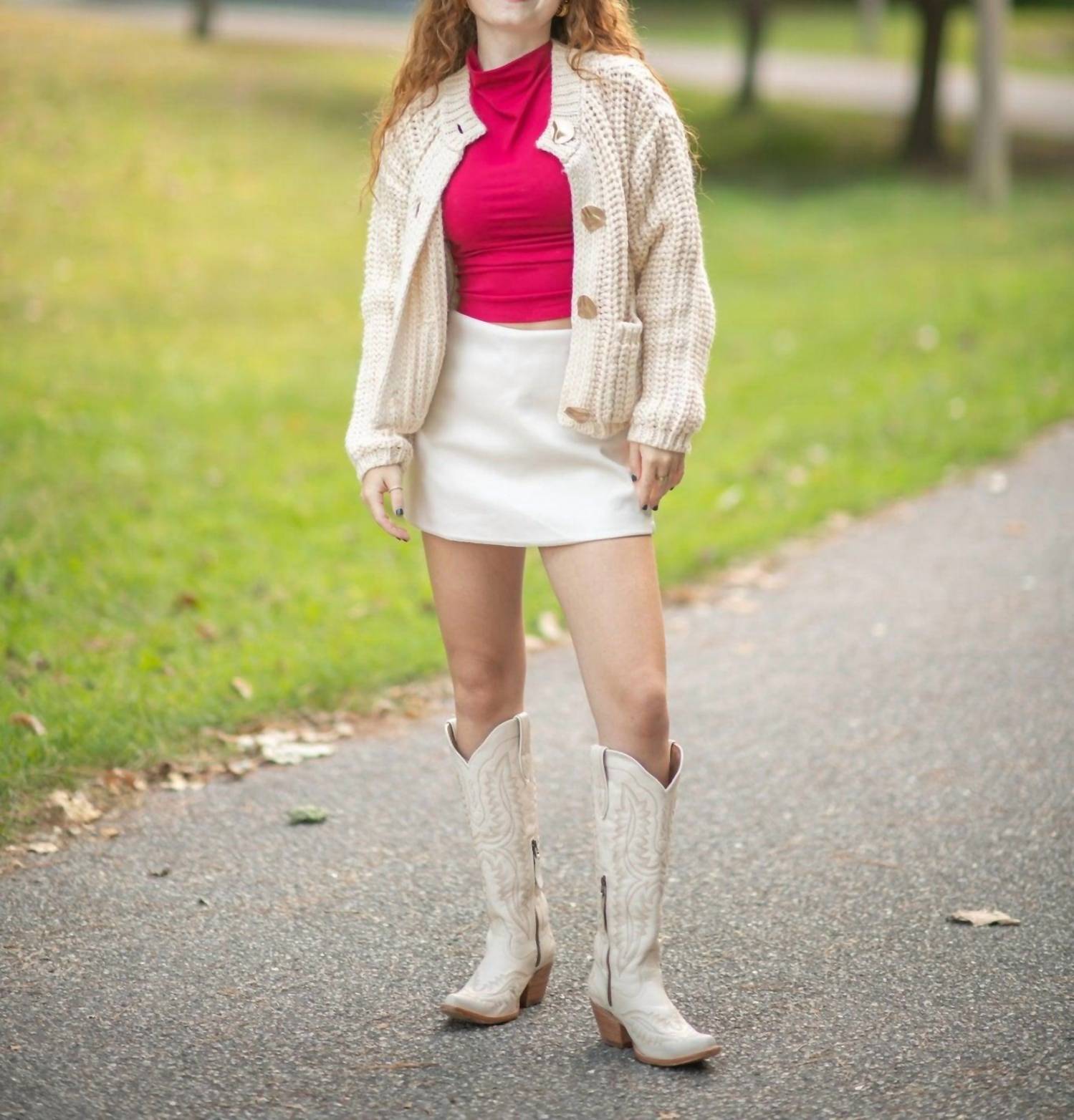 Tcec - Pleather Skort