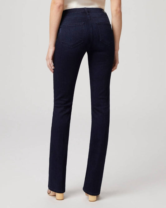 Paige - Manhattan Mid Rise Slim Bootcut Jeans