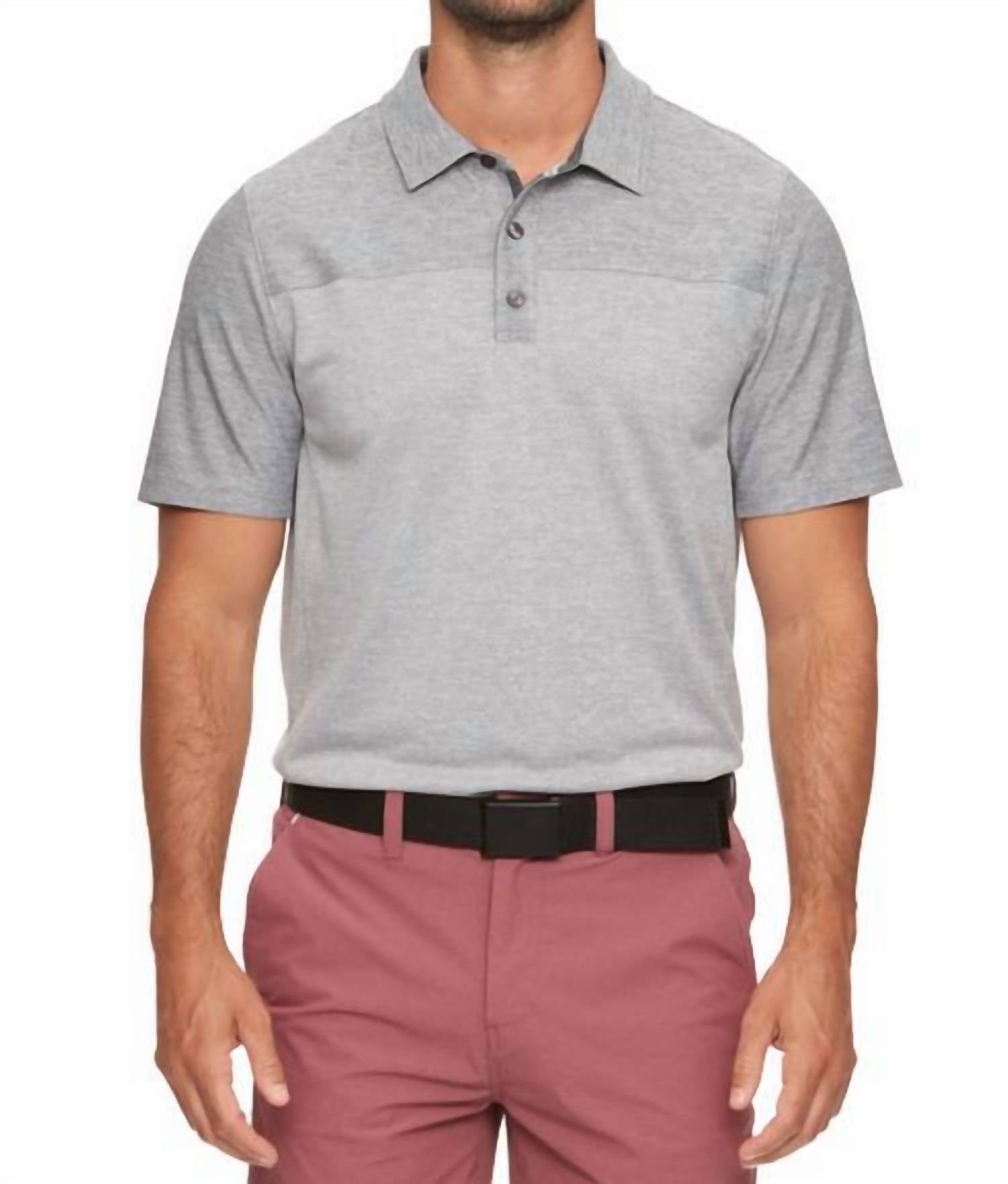 Flags & Anthem - Louisville Short Sleeve Blocked Performance Polo