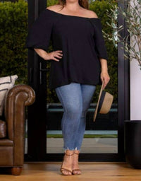 Stylish Wholesale - Off Shoulder Bell Sleeve