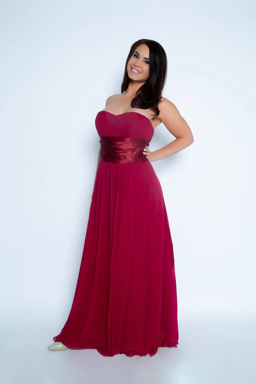 Last Dress - Strapless Evening Gown With Empire Waist