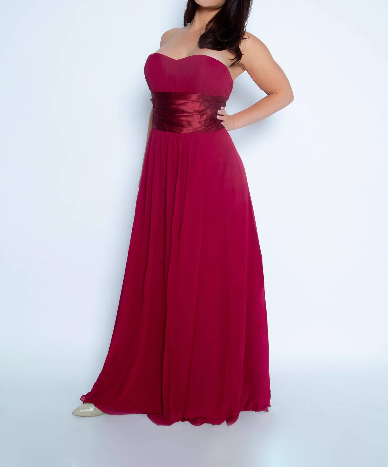 Last Dress - Strapless Evening Gown With Empire Waist