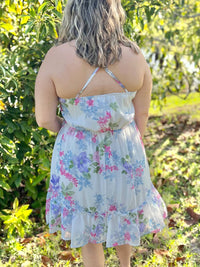 White Birch - Garden Wedding Mini Dress