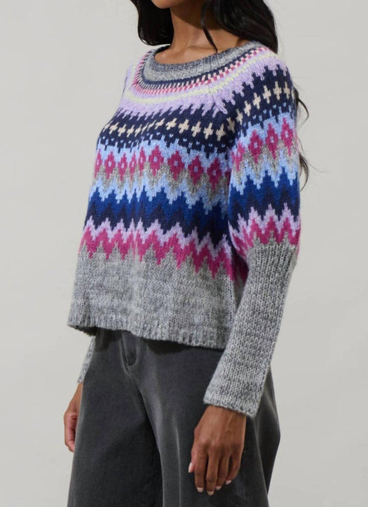 Sugarlips - Fair Isle Crewneck Sweater