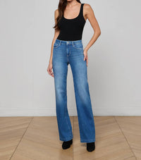 L'Agence - Clayton Wide Leg Jeans