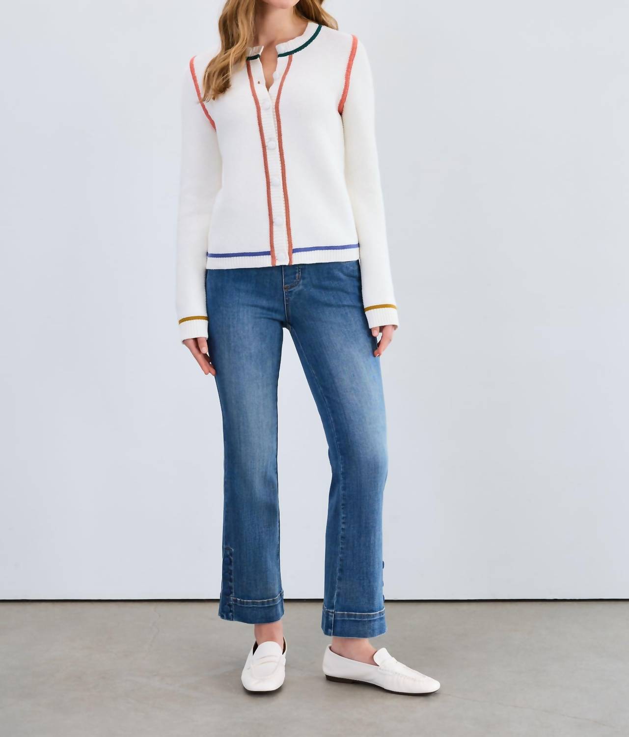 Fdj - Long-sleeve Tipping Cardigan