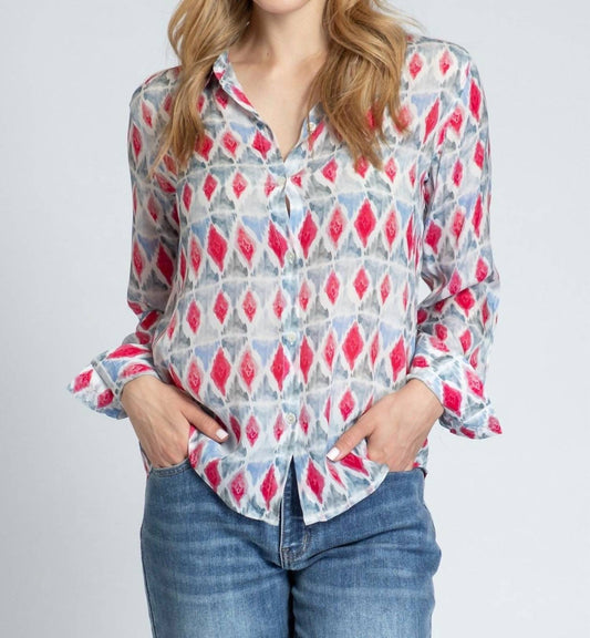 Apny - DIAMOND BUTTONDOWN BLOUSE