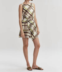 A.L.C. - Dea Plaid Mini Dress
