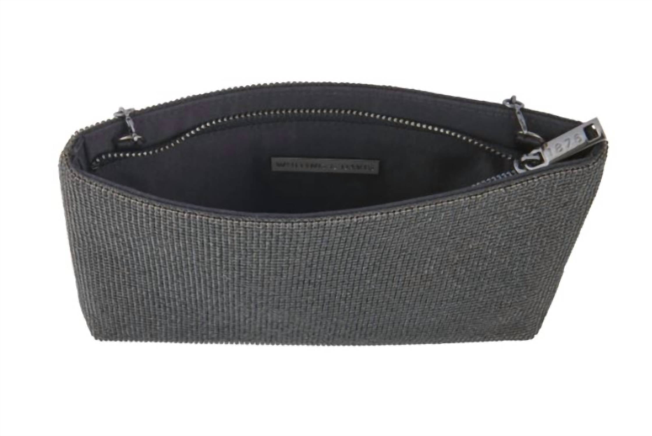 Whiting & Davis Lainey Crystal Clutch in black - women's bag - alternate view