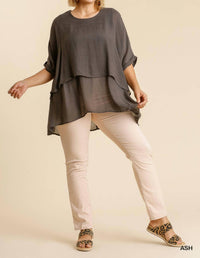 Umgee - Layered Tunic Top - Plus