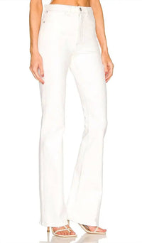 SPRWMN High Rise Micro Flare Pants in billie - women's pants - alternate view