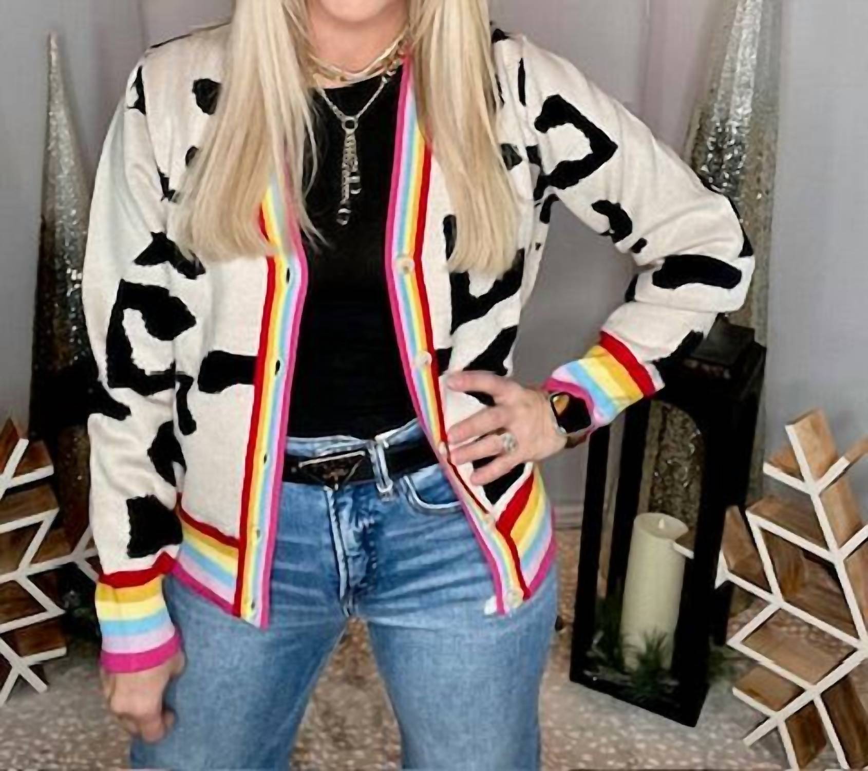 Bibi - Party Leopard Cardigan