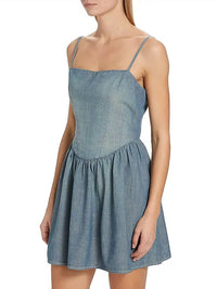Re/Done - Chambray Gathered Dress