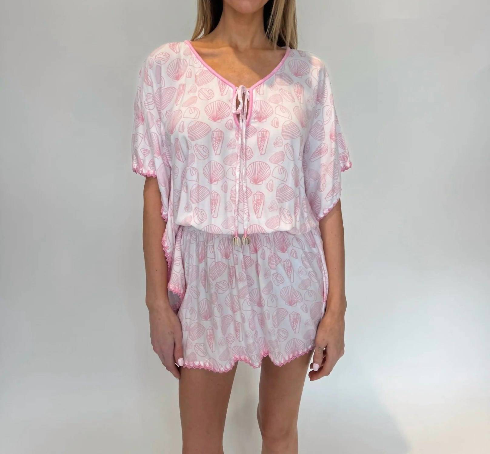 Romi The Brand Crystal Coast Butterfly Dress in pink - women's dress