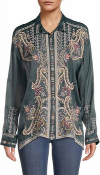 Johnny Was - Women's Tandit Embroidered Blouse