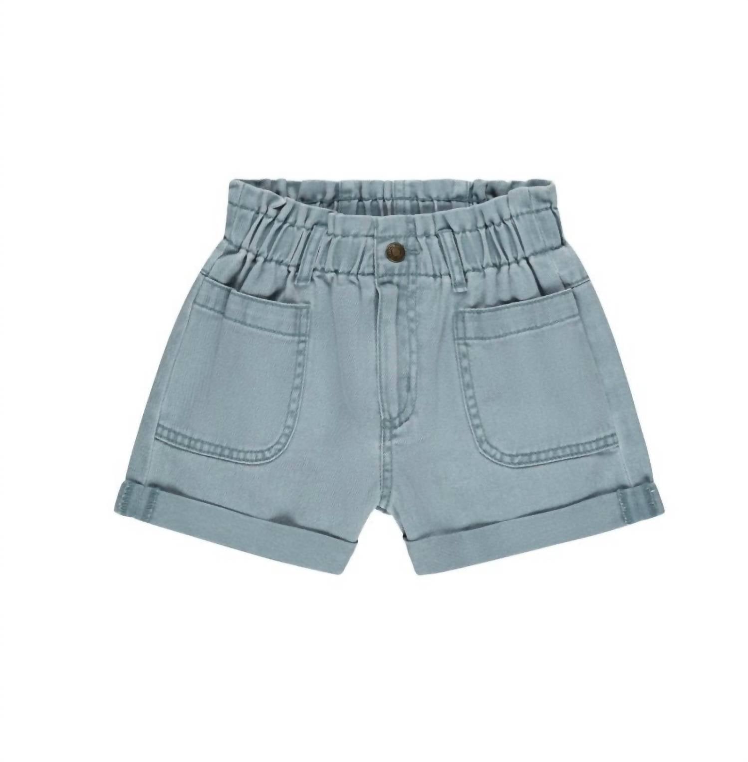 Rylee + Cru Girl's Alba Shorts in oceanic - kids' shorts