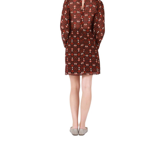 Black Tape - Women's Tape Geometric Print Shift Dress