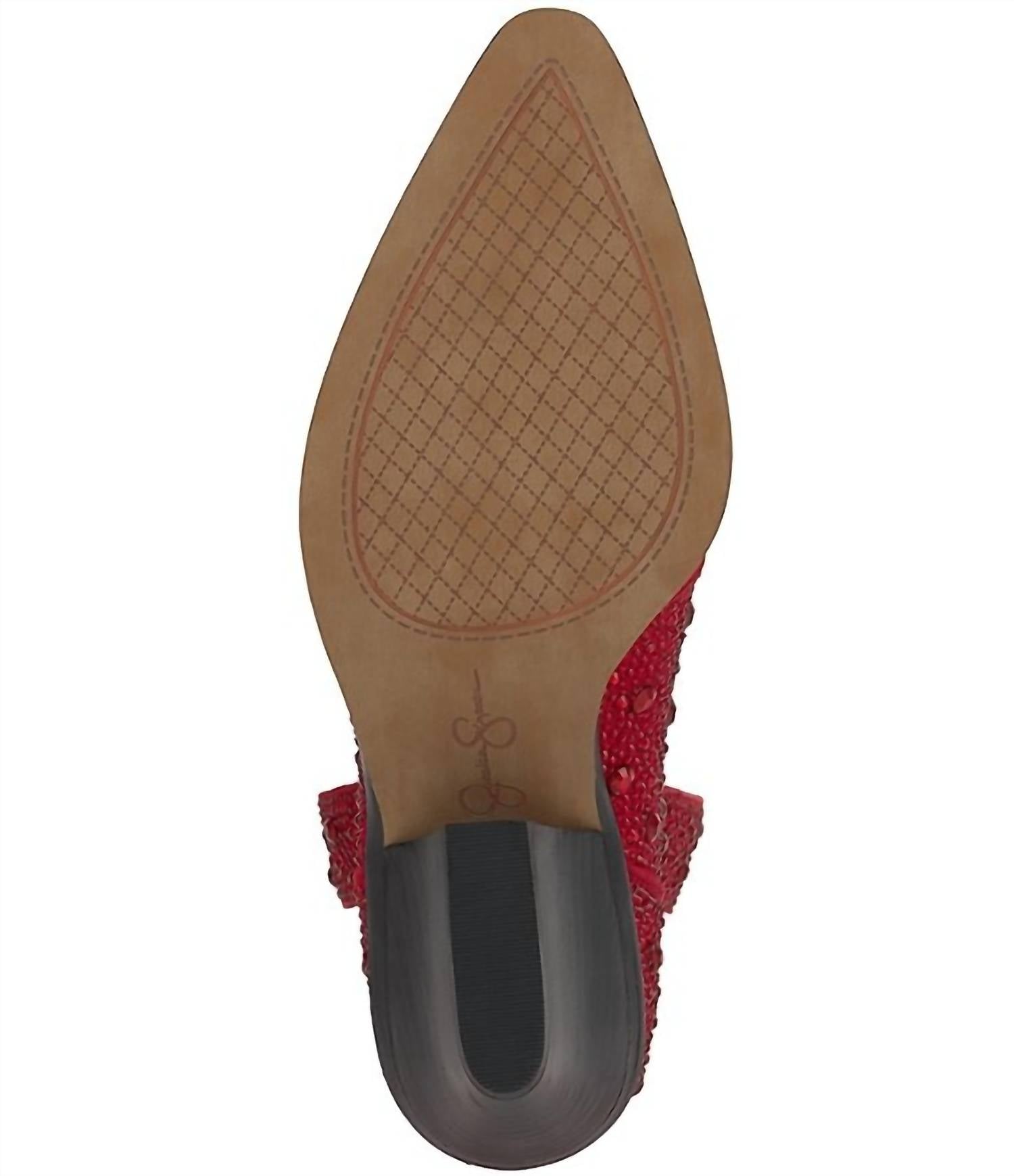 Jessica Simpson - Women's Zadie Rhinestone Western Booties