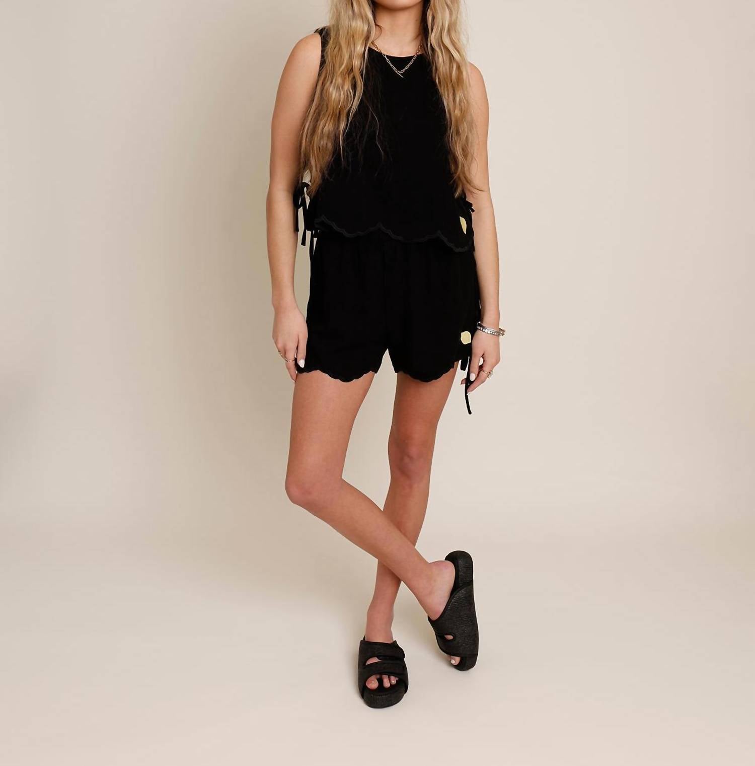 Allie Rose - Deja Vu Scalloped Shorts