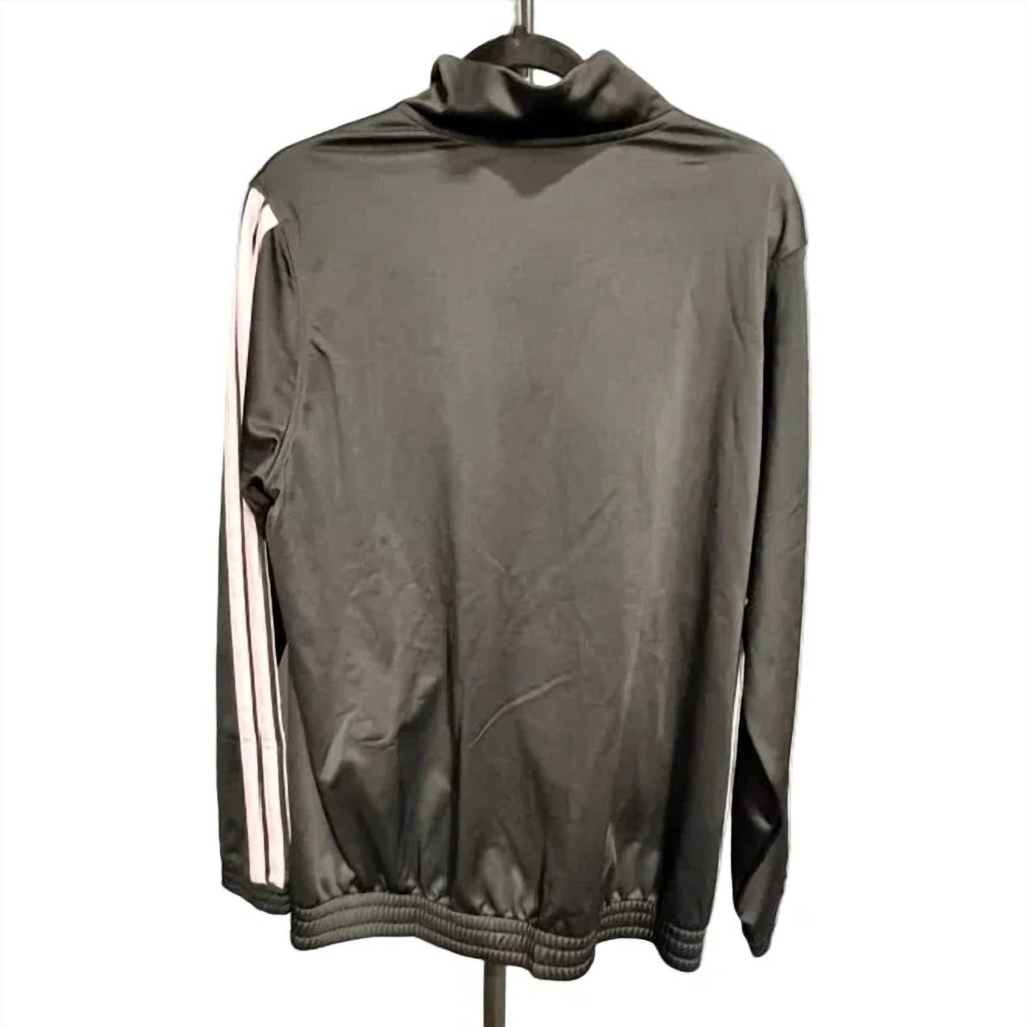 Adidas - Women's 3 Stripe Sport Track Zip Up Jacket