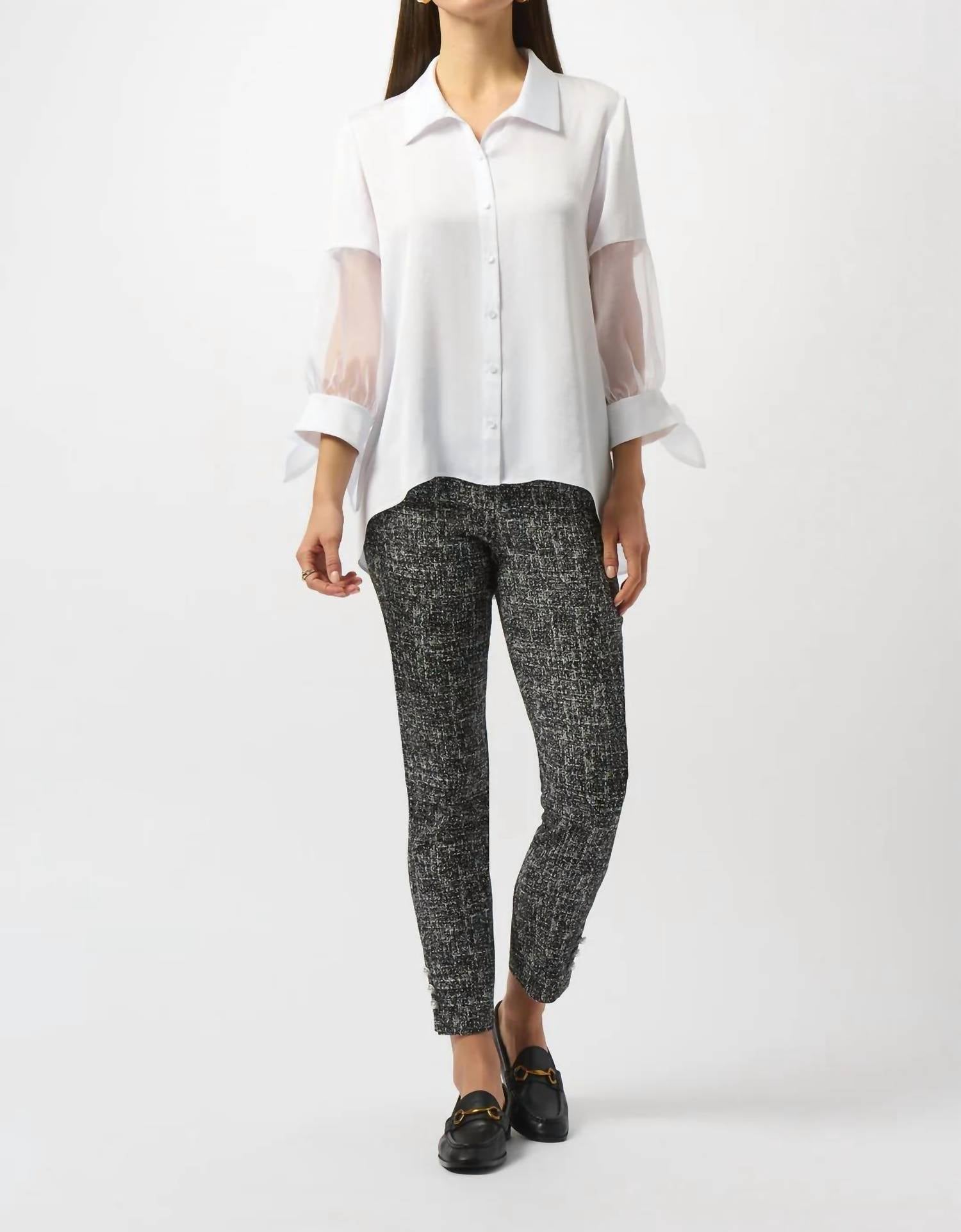 Joseph Ribkoff - Chic Hip-length Blouse