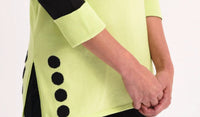 Angel Apparel - Two-tone Polkadot Tunic