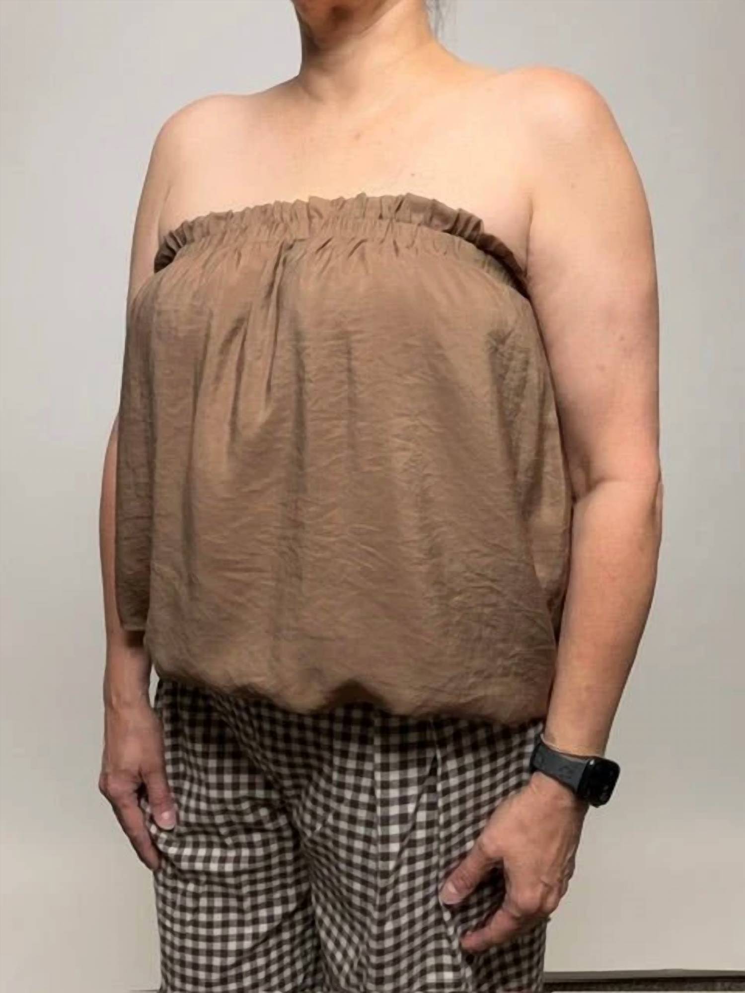 Naked Zebra - Crinkled Breeze Bubble Top