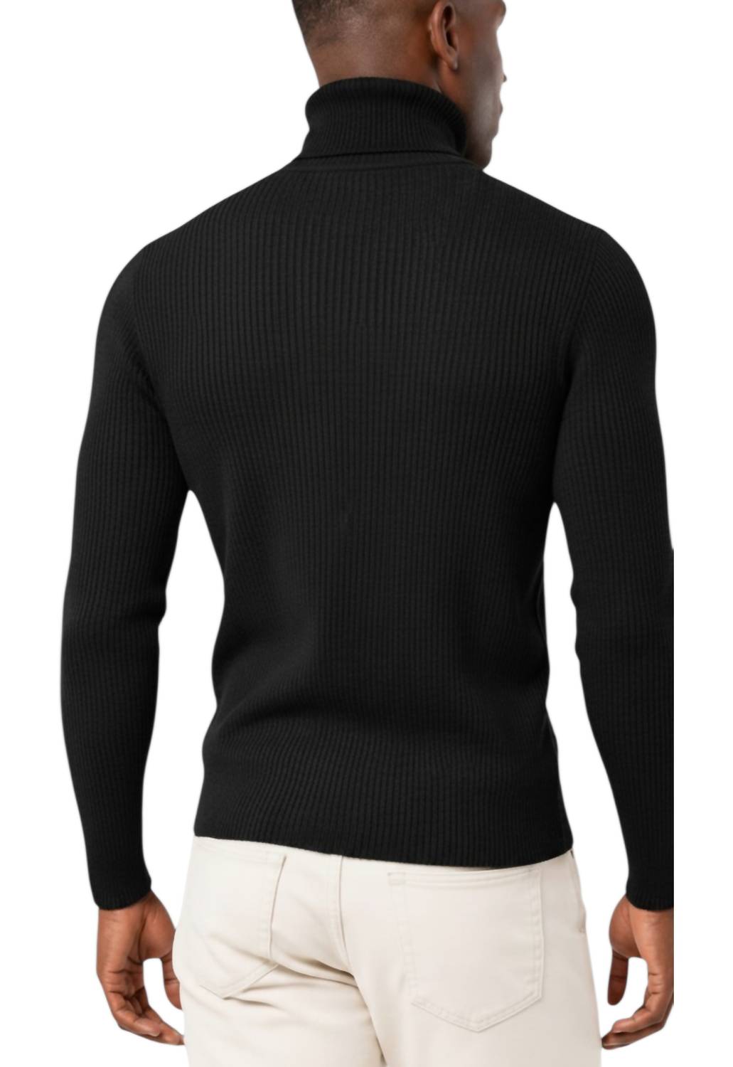 The Athletic Side Of Us - Act Self Ribbed Turtleneck Sweater