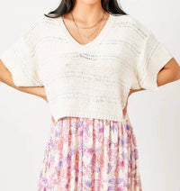 Mystree - Melange Relaxed Sweater