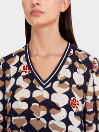 Marc Cain - Dress with Heartbreaker Motif